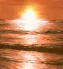昇る太陽イメージ