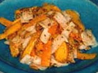りんご料理:韓国風りんごと柿のナムル